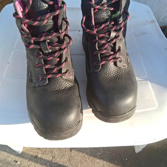 Women's WOLVERINE PIPER Waterproof Composite-Toe 6" Work Boot Size 5mPre Owned - Picture 1 of 5